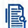 Step 2: Assessment icon representing analysis